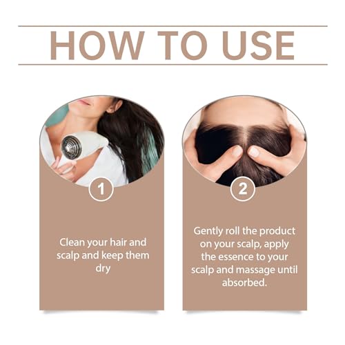 Advanced Natural Hair Growth Oil & Scalp Serum (50ML) - Treatment for Thinning Hair & Dry Itchy Scalp