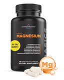 Livingood Daily Magnesium 300mg - Complex with 5 Forms + Chicory Root Inulin - High Bioavailability Formula