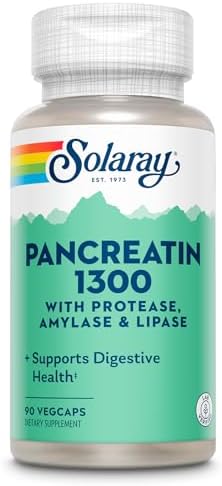 Solaray Pancreatin 1300 - 90 Capsules