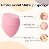 11-Piece Multi-Colored Makeup Sponge Set - Soft Beauty Blending Sponges for Liquid, Powder & Cream Foundation