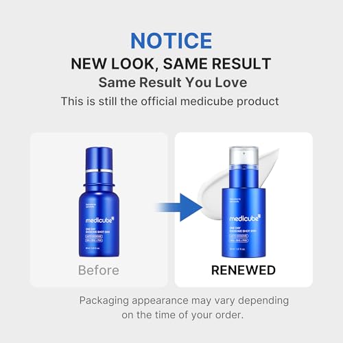 Medicube Zero Exosome Shot 2,000 PPM Facial Serum - Korean Skincare for Pores & Skin Renewal