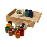 Eco-Friendly Wooden Sorting & Counting Toy for Toddlers