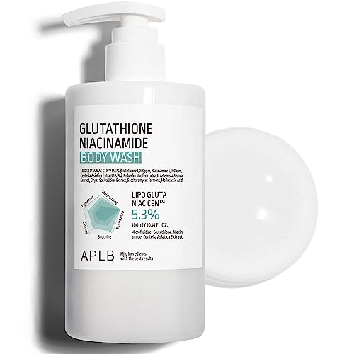 APLB Glutathione Niacinamide Body Wash | LIPO GLUTA NIAC CEN™ 5.3% | Korean Skincare for Brightening & Hydration | 10.14 FL.OZ