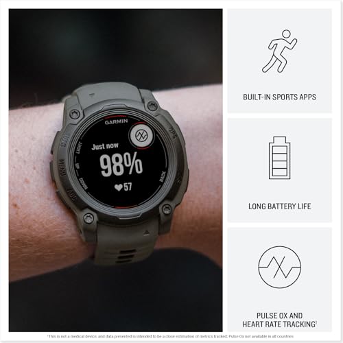 Garmin Instinct E GPS Smartwatch - Durable & Reliable Outdoor Watch
