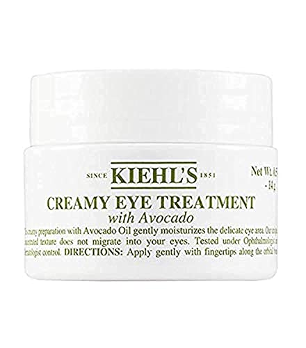 Kiehl's Creamy Avocado Eye Treatment - Reduce Puffiness & Dark Circles (0.5 oz)