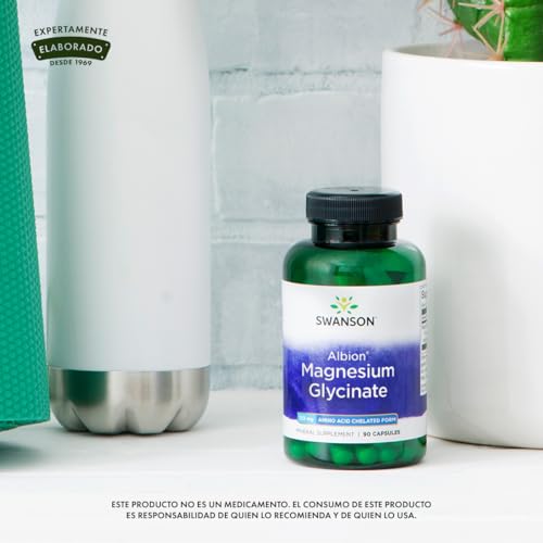 Swanson Ultra Albion Chel Magnesium 133mg - 90 Capsules for Optimal Absorption & Muscle Support