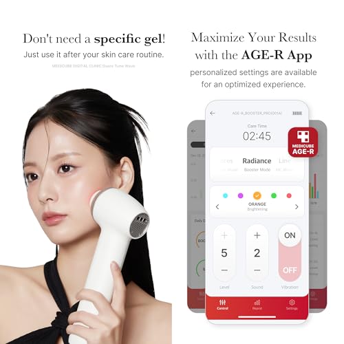 Medicube Age-R Ultra Tune 40.68 High-tech 2-in-1 Korean Skincare Device | Elasticity, Line Care, Radiance