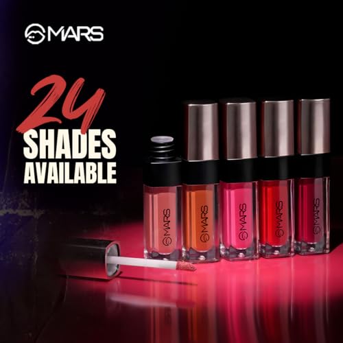MARS Popstar Drying Liquid Mousse Lipstick - Matte Finish | 12-Hour Wear | Transferproof & Waterproof (03-Chorus Girl) | 6.0 ml
