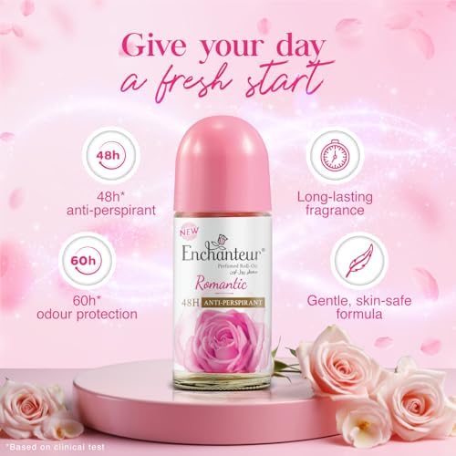 Enchanteur Romantic Roll-On Antiperspirant - 48-Hour Odor Protection