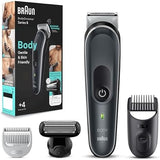 Braun BG5360 Series 5 Body Groomer - Grey - Precise & Comfortable Trimmer