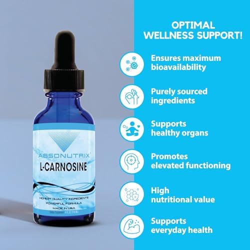 Absonutrix L-Carnosine: High Potency Drops for Enhanced Bioavailability