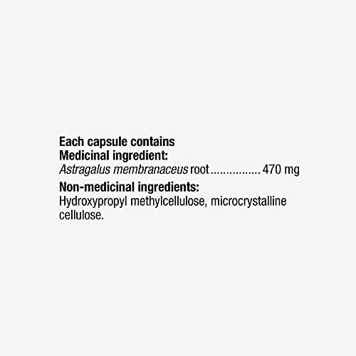 Nature's Way Astragalus Root, Traditional Immune Support*, 1,410 mg per 3-Capsule Serving, Non-GMO Project Verified, Vegan, 100 Capsules (Packaging May Vary)