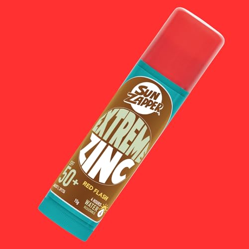 Sun Zapper Red Flash Extreme Zinc Mineral Sunscreen Stick SPF50+ for Dry to Oily Skin – Australian