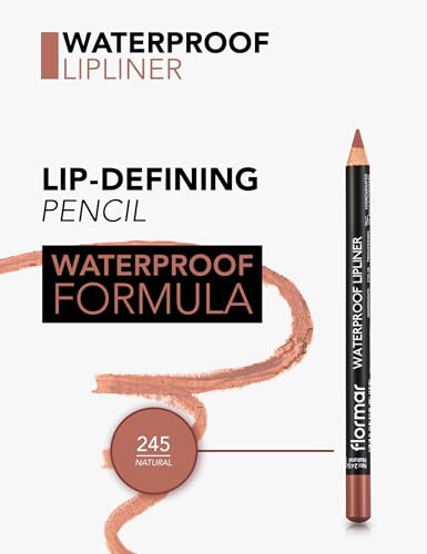 Flormar Waterproof Lipliner 245 Natural - Long-lasting Precision