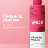 Viviscal Thickening Shampoo - Biotin & Keratin with Marine Collagen & Seaweed Extract for Naturally Thicker, Fuller-Looking Hair 250ml