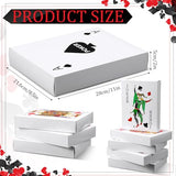 11 Inch Casino Poker Party Decorations - Large Playing Card Favor Boxes & Table Centerpieces - Las Vegas Night Theme Birthday Party Supplies (6 Pcs)