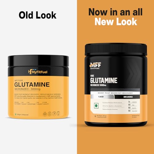 MyFitFuel Pure Micronized L-Glutamine | 200g Unflavoured Gut & Muscle Recovery