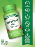 Nature's Truth Berberine Capsules, 500mg, 60 Count - Natural Sugar Control & Metabolism Support