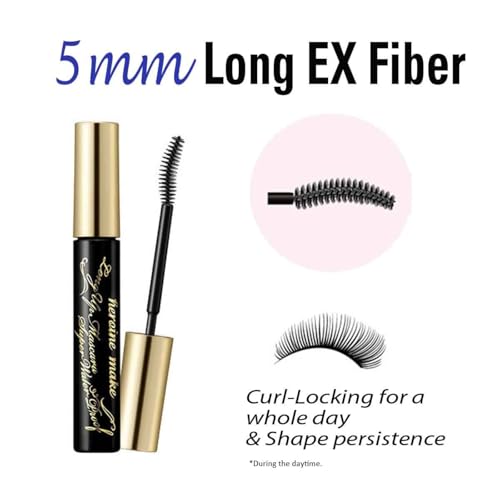 KISSME E MAKE Mascara Duo Set - Long & Curl Up Waterproof Mascara + Gentle Eye Makeup Remover