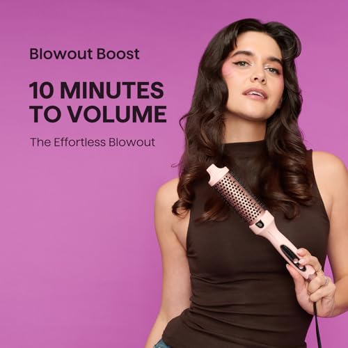 Wavytalk Blowout Boost 1.5" Heated Round Brush - Pink Sakura Edition