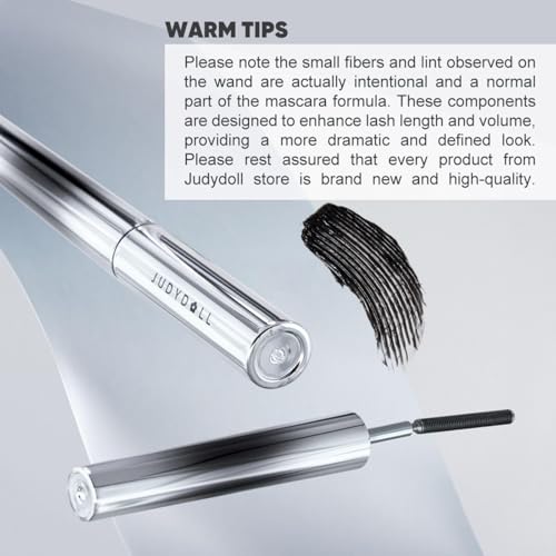 JUDYDOLL 3D Curling Eyelash Iron Mascara - Waterproof Volumizing & Lengthening