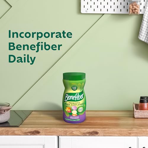 Benefiber Prebiotic Fiber Chewable Tablets - Assorted Fruit (100 Count)