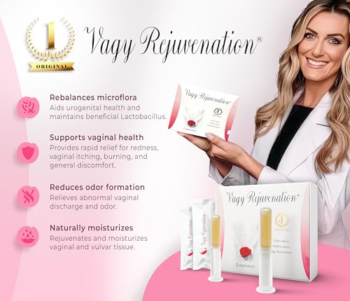 Vagy Rejuvenation Herbal Gels – Natural Moisturizer for Dryness & pH Balance – Botanical Treatment for Menopausal Women – 5 Applications