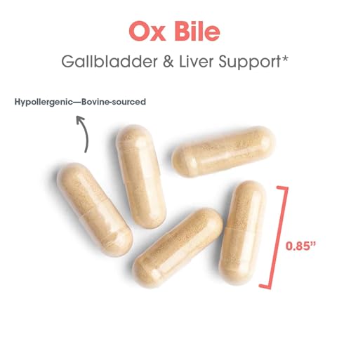 Allergy Research Group Ox Bile 125mg - 180 Vegicaps - Digestive Support & Bile Health