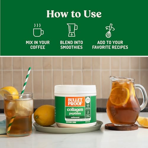 Bulletproof Grass-Fed Unflavored Collagen Protein Powder - 14.3 oz