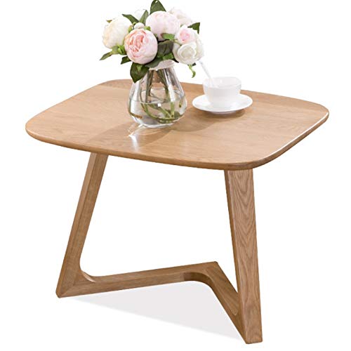 Solid Wood Corner Coffee Table - Small Apartment & Living Room Furniture