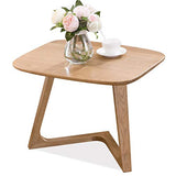 Solid Wood Corner Coffee Table - Small Apartment & Living Room Furniture