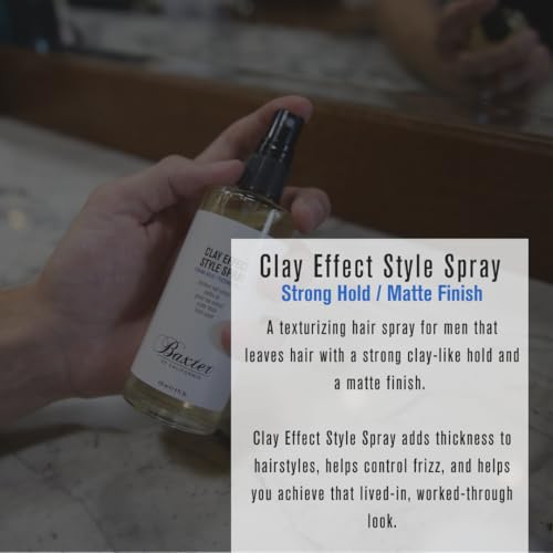 Baxter of California Clay Effect Hair Styling Spray for Men - Textured Hold
