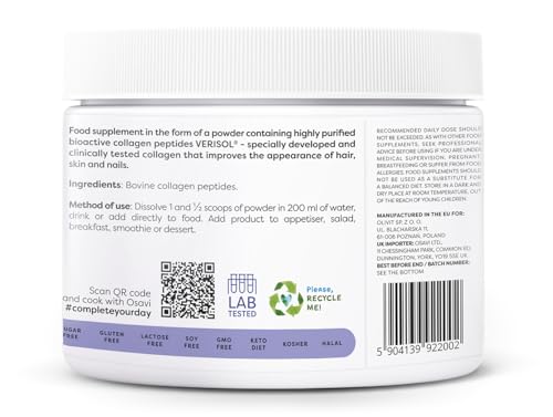 Osavi Collagen Peptides Powder 150g | Dedicated Hair, Skin & Nail Formula