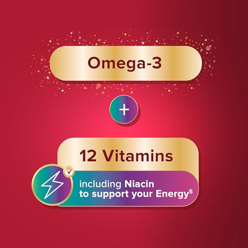 Seven Seas Cod Liver Oil Plus Multivitamins 90 Capsules - Heart Brain Vision Health Support