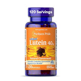 Puritan's Pride Lutein 40 Mg with Zeaxanthin - 120 Softgels