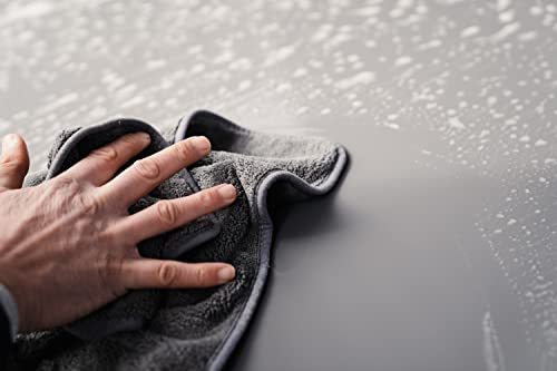 POLISHX Sensitive Microfibre Cleaning Cloth - 40x40cm Grey, 570gsm