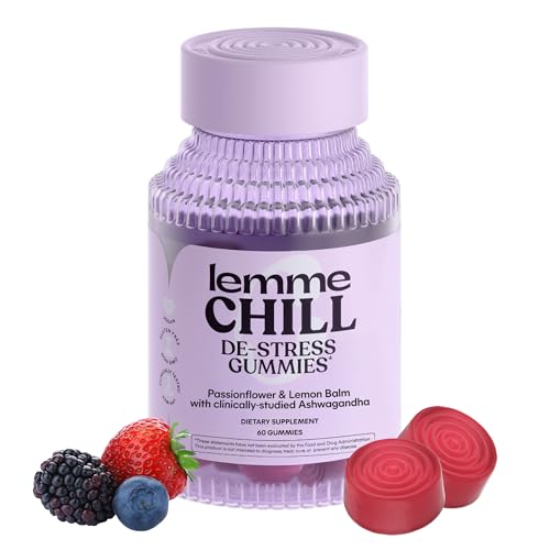 Limi Chill Stress Relief Gummies - Ashwagandha, Lemon Balm, Sleep Support (60 Count)