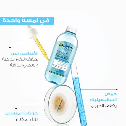 Garnier SkinActive Micellar Cleansing Water - Salicylic Acid for Acne