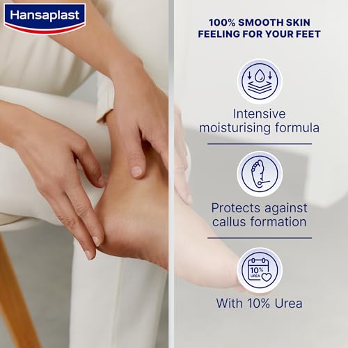 Hansaplast Dry Feet Moisturizing Cream - 10% Urea, 100ml