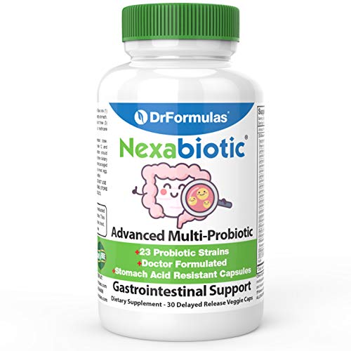 DrFormulas Nexabiotic 23 Multi Probiotic for Women & Men - 17.25 Billion CFUs with Lactobacillus Acidophilus & Bifidobacterium Infantis