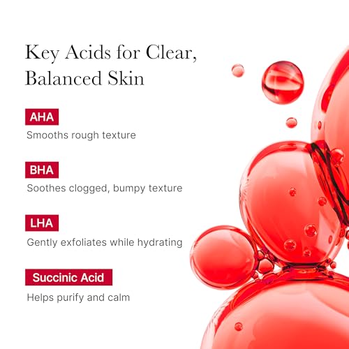 Medicube Red Body Peeling Shot - Strawberry Skin Exfoliating Spray with AHA, BHA & Succinic Acid - 3.88 oz