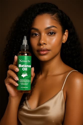 100% Pure Batana Oil for Hair Growth – Thickens & Strengthens Hair – Deeply Moisturizing Hair Oil – 4 FL OZ – Unrefined & Cold-Pressed