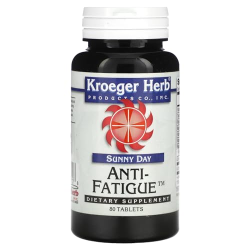Kroeger Herb Co Sunny Day Anti-Fatigue Supplement - 80 Tablets