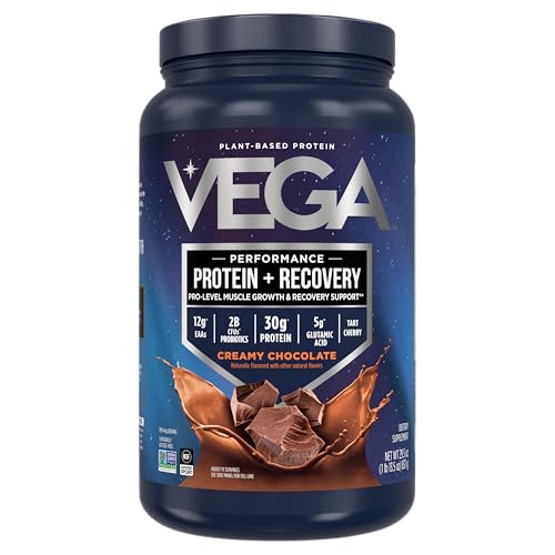 Vega Sport Premium Protein Chocolate - 29.5oz Plant-Powered Recovery Shake