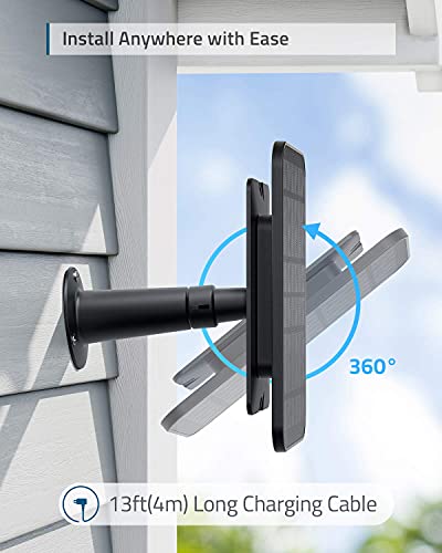 2.6W Certified Solar Panel for eufy Security Cameras
