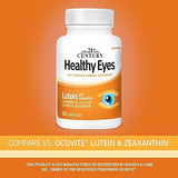 21st Century Healthy Eyes Lutein & Zeaxanthin 60 Capsules – Eye Health Supplement for Clear Vision