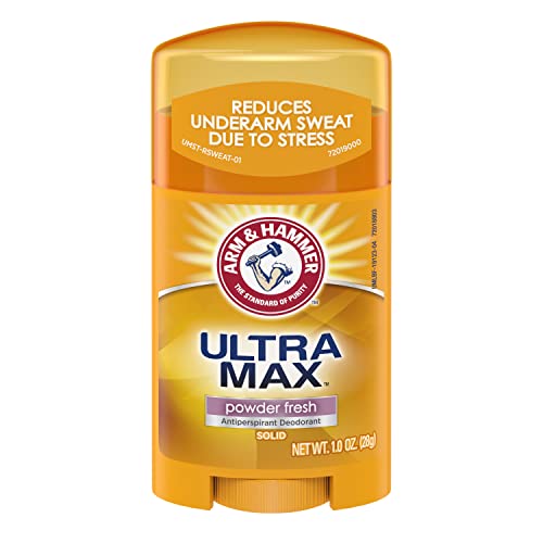 ARM & HAMMER Ultramax Powder Fresh Solid Antiperspirant Deodorant - Long-Lasting Freshness