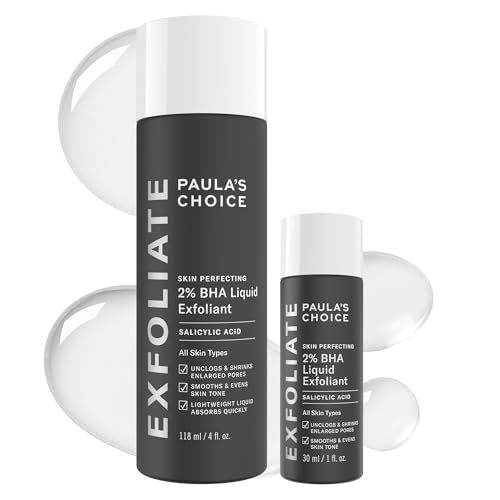 Paula's Choice Skin Perfecting 2% BHA Liquid Salicylic Acid Exfoliant Duo - Gentle Leave-On Exfoliant (Set of 2)