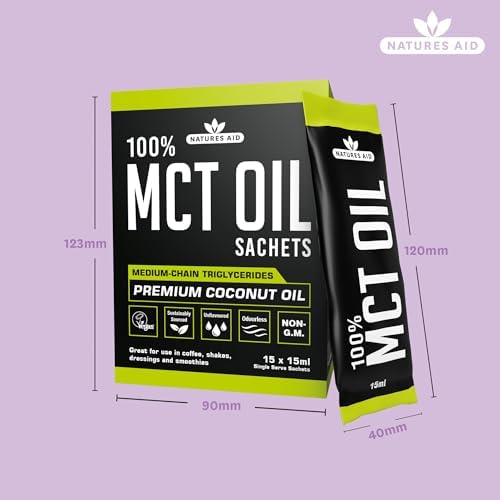 Nature's Aid MCT Oil Sachets: Boost Energy Naturally