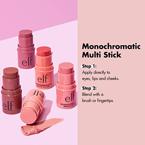 e.l.f. Monochromatic Multi Stick - Glistening Peach: Eyes, Lips, & Cheeks